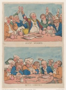 Luci di lucciole, vermi di fango da Thomas Rowlandson