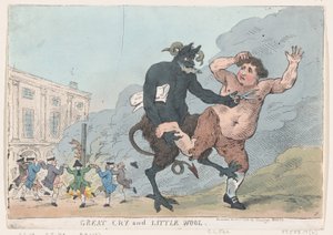 Grande grido e poca lana da Thomas Rowlandson