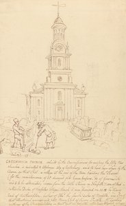 Chiesa di Greenwich da Thomas Rowlandson
