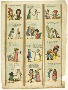 Bordure grottesche per sale e stanze da Thomas Rowlandson