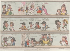 Bordi Grotteschi per Stanze e Sale, 1 dicembre 1800 da Thomas Rowlandson