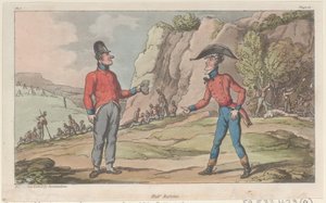 Mezza razione, da Le avventure militari di Johnny Newcome, 1815 da Thomas Rowlandson