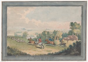 Caccia alla lepre, 1 febbraio 1789 da Thomas Rowlandson