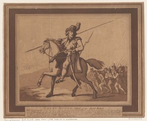 Henry Munro, capo dei ribelli irlandesi da Thomas Rowlandson