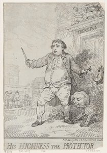 Sua Altezza il Protettore da Thomas Rowlandson