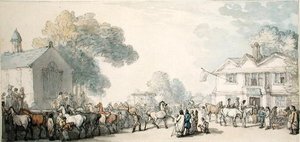 Fiera dei cavalli, Southampton da Thomas Rowlandson