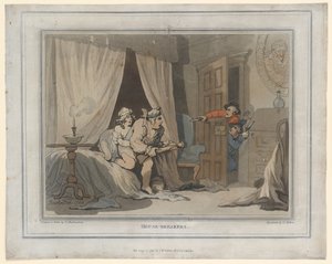 Scassinatori, stampa realizzata da Thomas Molten, 1791