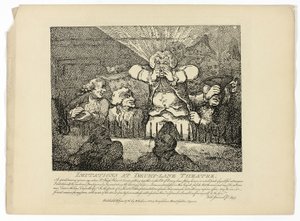 Imitazioni e teatro Drury-Lane, dal tour di Boswell nelle Ebridi da Thomas Rowlandson