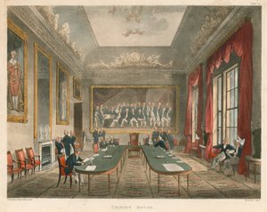 Interno della Trinity House da Thomas Rowlandson
