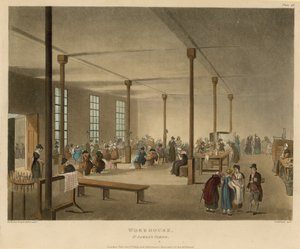 Interno di un ospizio nella parrocchia di San Giacomo da Thomas Rowlandson