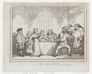 È questo il tuo pidocchio? da Thomas Rowlandson