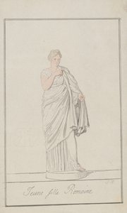 Ragazza romana da Thomas Rowlandson