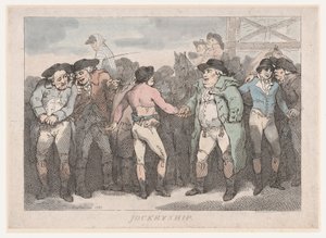 Jockeyship, 31 novembre 1785 da Thomas Rowlandson