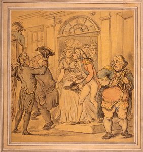 Partenza dopo una festa, fine XVIII-inizio XIX secolo