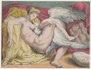 Leda e il cigno da Thomas Rowlandson