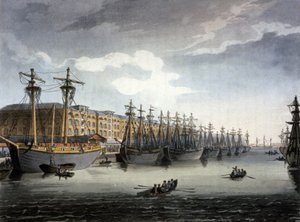 Londra, il fiume Tamigi e i moli