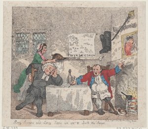 I lunghi sermoni e gli assedi lunghi tendono ad addormentare i sensi da Thomas Rowlandson