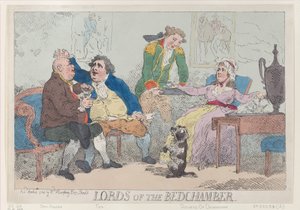 Signori della Camera da letto da Thomas Rowlandson