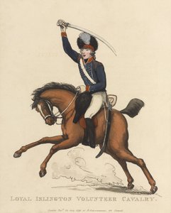 Loyal Islington Volunteer Cavalry da Thomas Rowlandson
