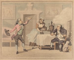 Manager e declamatore da Thomas Rowlandson