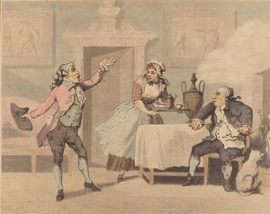 Manager e declamatore da Thomas Rowlandson