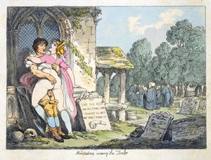 Meditazioni tra le tombe da Thomas Rowlandson