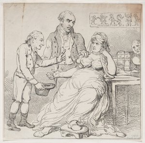 Melpomene in depressione, o gioco infantile difeso da monarchi teatrali, 14 dicembre 1804 da Thomas Rowlandson