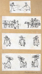 Studi in miniatura da Thomas Rowlandson