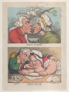 Mock Turtle, Puff Paste, 20 novembre 1810 da Thomas Rowlandson