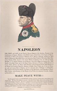 Napoleone, Marzo 1814