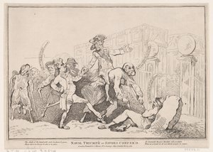 Trionfo navale, o favori concessi da Thomas Rowlandson