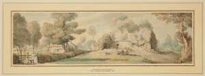 Città nuova, chiesa antica (Isola di Wight) da Thomas Rowlandson