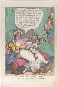 Allattare la Prole di un Tiranno, 14 aprile 1811 da Thomas Rowlandson