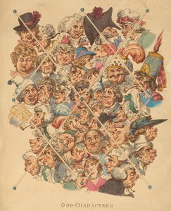 Personaggi strani, pubblicato 1801 da Thomas Rowlandson