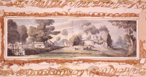 Vecchia chiesa, Newtown, Isola di Wight da Thomas Rowlandson