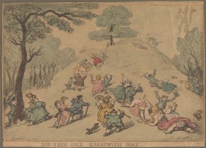 One Tree Hill, Greenwich Park da Thomas Rowlandson