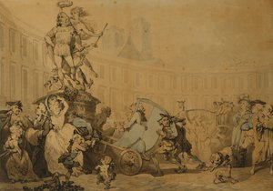 Place Victoire a Parigi, 1784