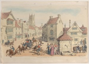 Tavola 24, da Mondo in miniatura, 1816 da Thomas Rowlandson