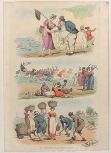 Piatto 8, da Il mondo in miniatura, 1816 da Thomas Rowlandson