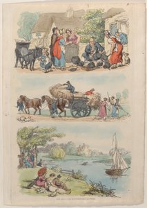 Piatto 9, da Il mondo in miniatura, 1816
