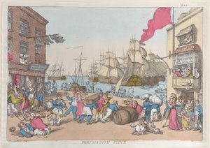 Portsmouth Point da Thomas Rowlandson
