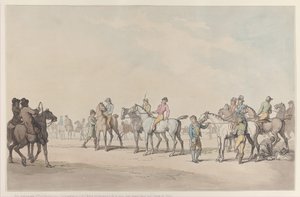 Preparativi per la corsa da Thomas Rowlandson