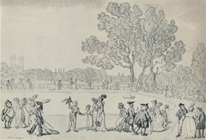 Passeggiata nel Green Park da Thomas Rowlandson