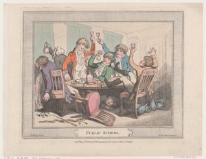 Scuola pubblica, 10 maggio 1802 da Thomas Rowlandson