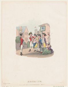 Reclute, 1 marzo 1803 da Thomas Rowlandson