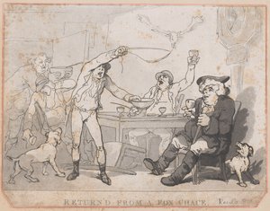 Ritornato da una caccia alla volpe, 1787 da Thomas Rowlandson