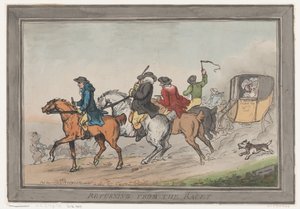 Ritorno dalle corse, 1 dicembre 1791 da Thomas Rowlandson