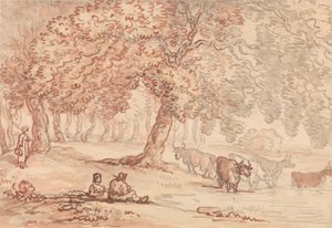 Parco di Richmond da Thomas Rowlandson