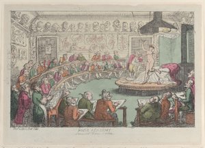 Royal Academy, Somerset House, Londra da Thomas Rowlandson