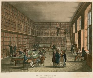 Istituzione Reale, Albemarle Street, Londra da Thomas Rowlandson